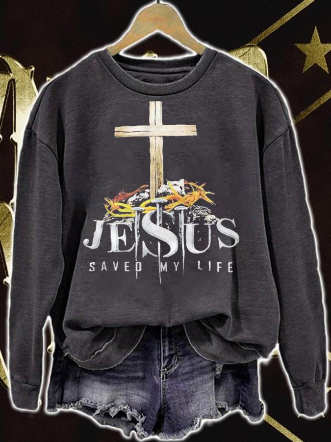 Jesus saved my life T-shirt t-shirt sweatshirt