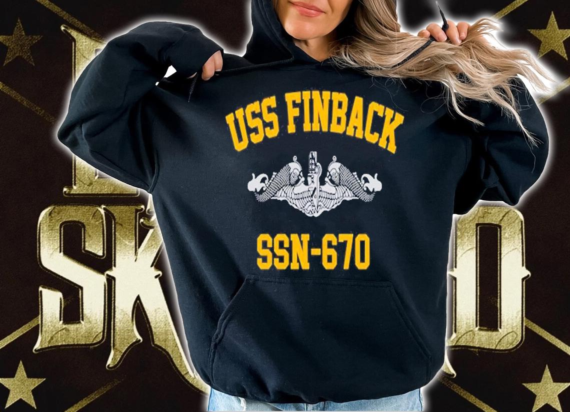 Uss Finback Ssn 670 United States Navy T-Shirt t-shirt hoodie