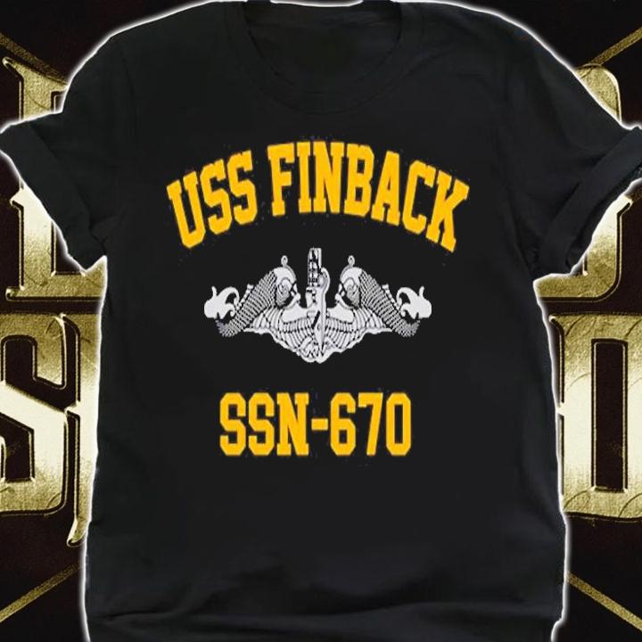 Uss Finback Ssn 670 United States Navy T-Shirt t-shirt shirt
