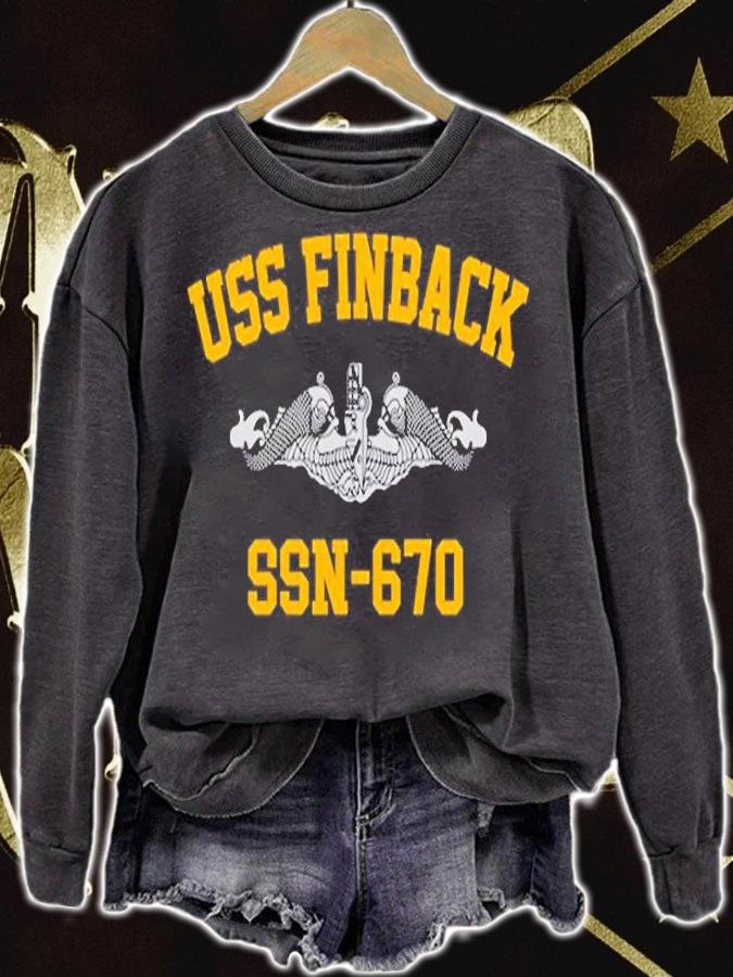 Uss Finback Ssn 670 United States Navy T-Shirt t-shirt sweatshirt