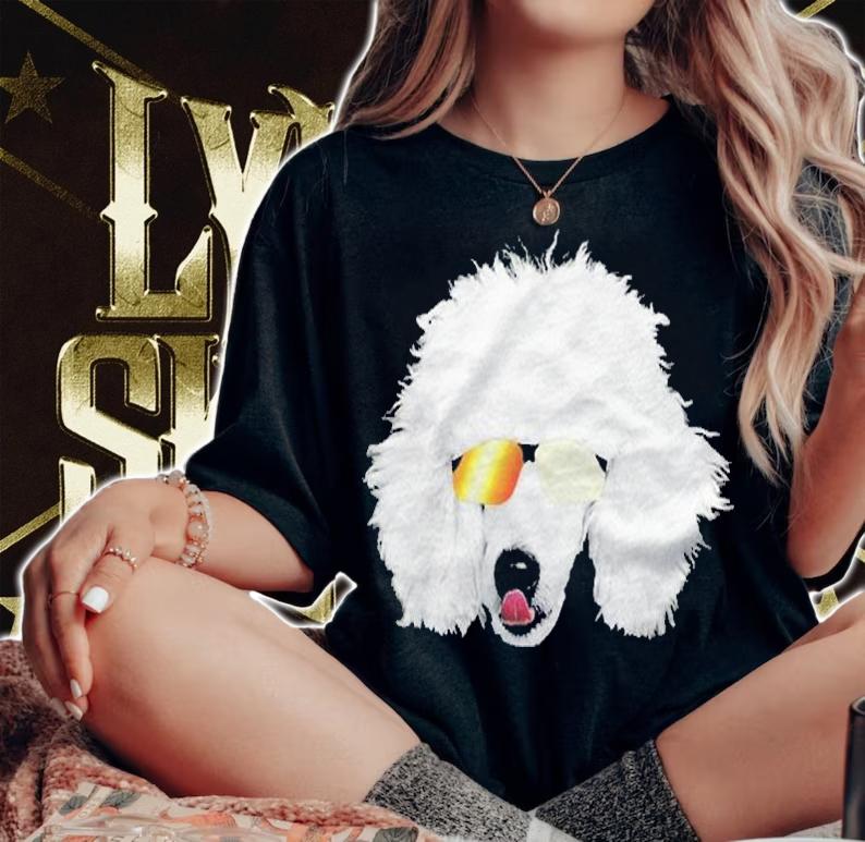 Cute Poodle White Poodle Dog Lover Mom Dad Gift Shirt t-shirt woman shirt