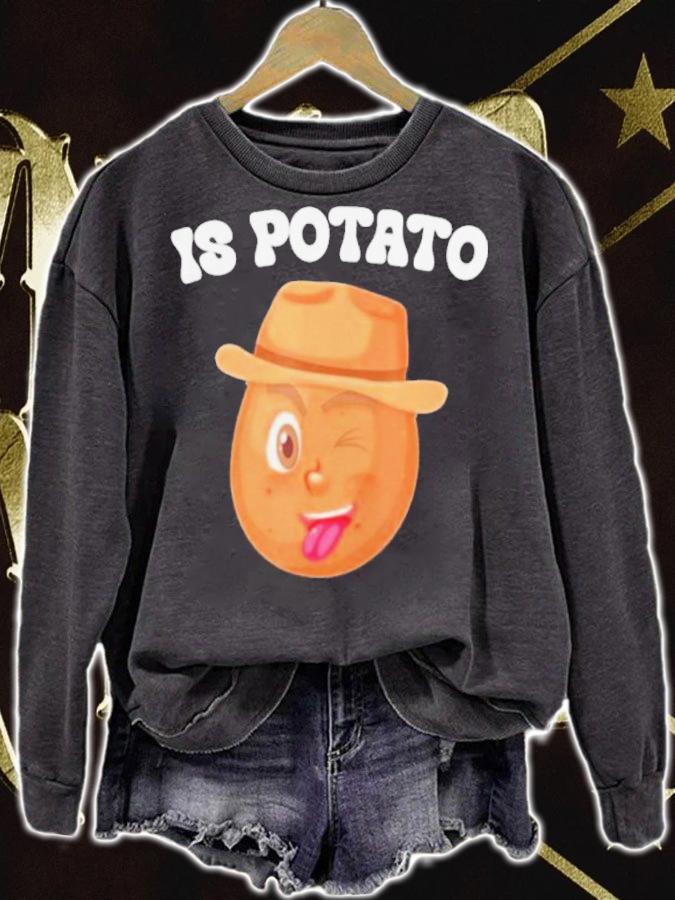 Is Potato As Seen On Late Night Television Meme Shirt t-shirt