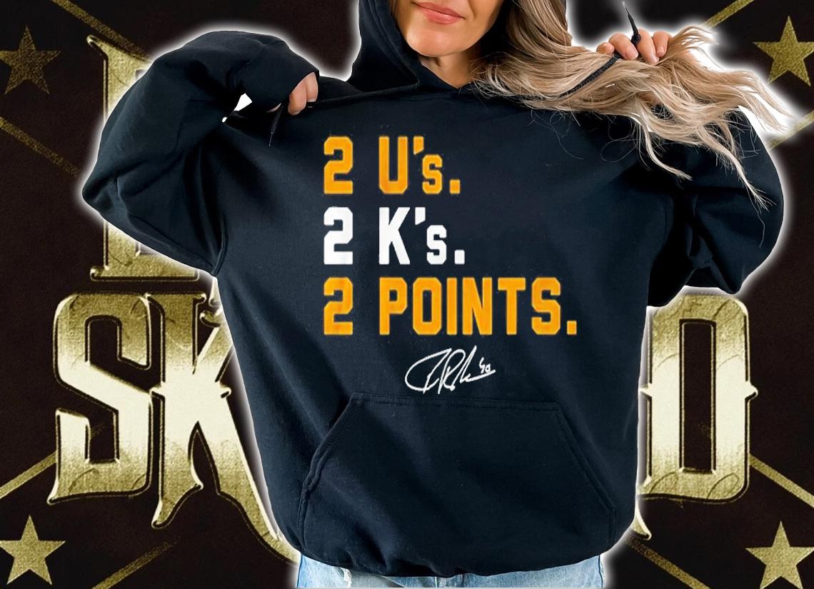 Tuukka Rask Two U's Two K's Two Points Signature T-Shirt t-shirt hoodie