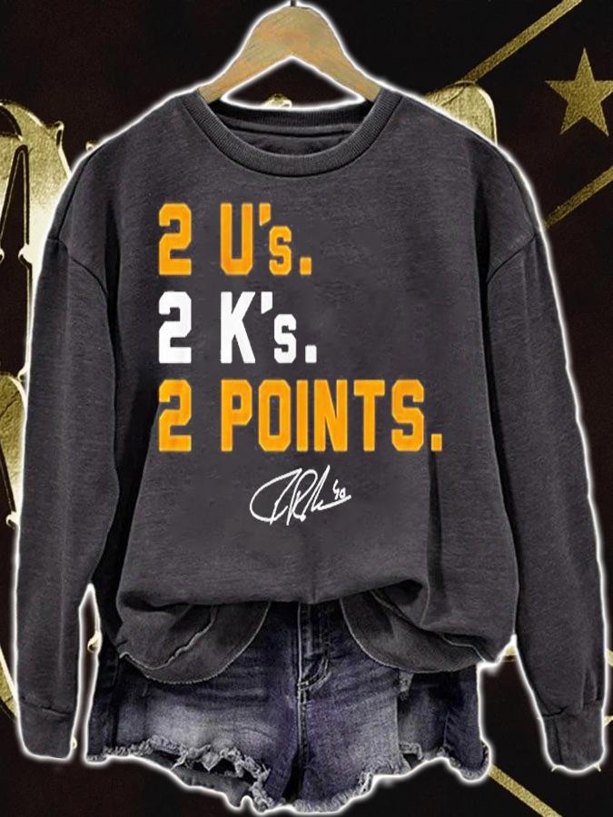 Tuukka Rask Two U's Two K's Two Points Signature T-Shirt t-shirt sweatshirt