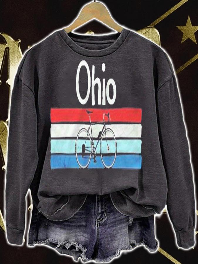 Vintage Retro Mountain Bike Ohio Shirt t-shirt sweatshirt