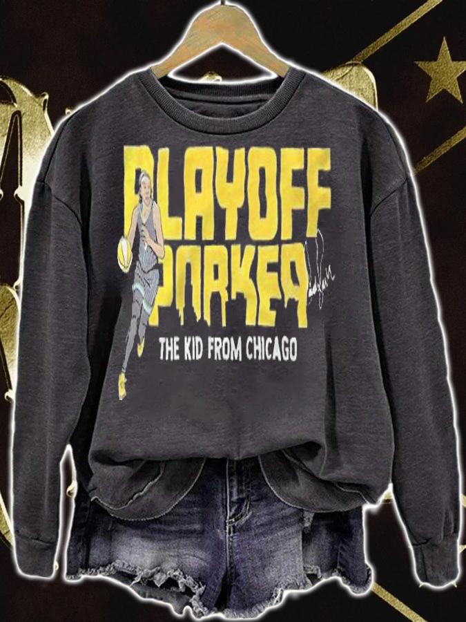 Candace Parker Playoff Parker the kid from Chicago signature shirt sweatshirt