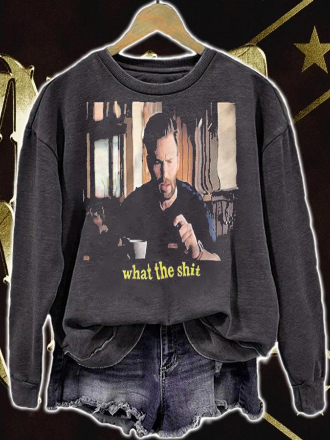 Chris Evans Cameo In Free Guy What The Shit Meme shirt sweatshirt