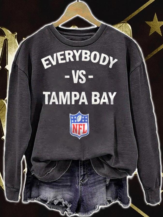 Everybody Vs Tampa Bay NFL logo T-shirt sweatshirt