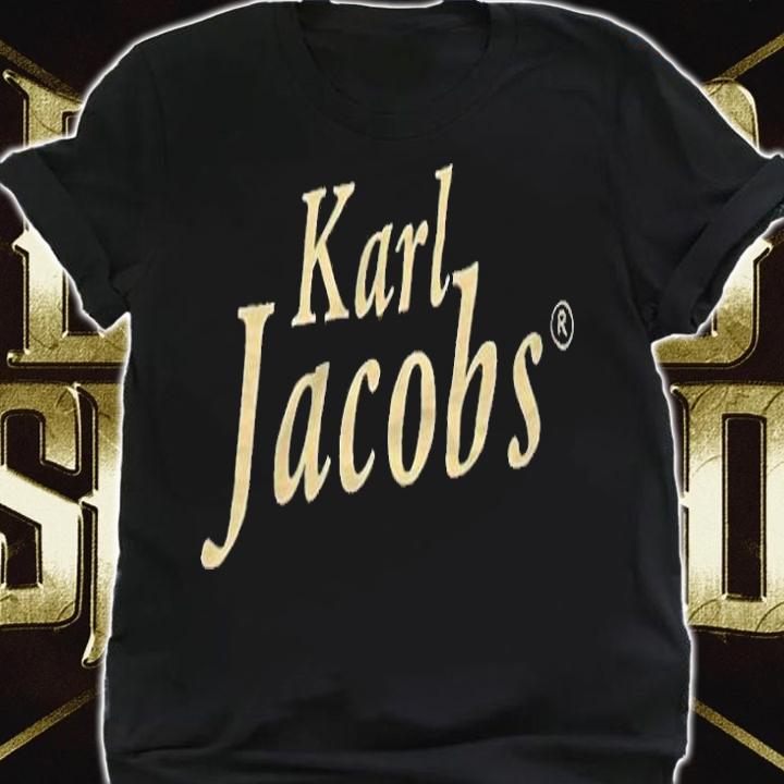 Karl Jacobs wine red T-shirt