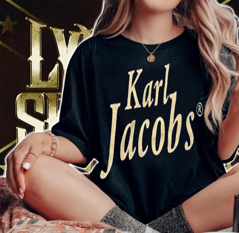 Karl Jacobs wine red T-shirt