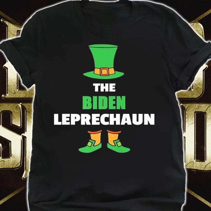Leprechaun St. Patricks Day Biden T-Shirt