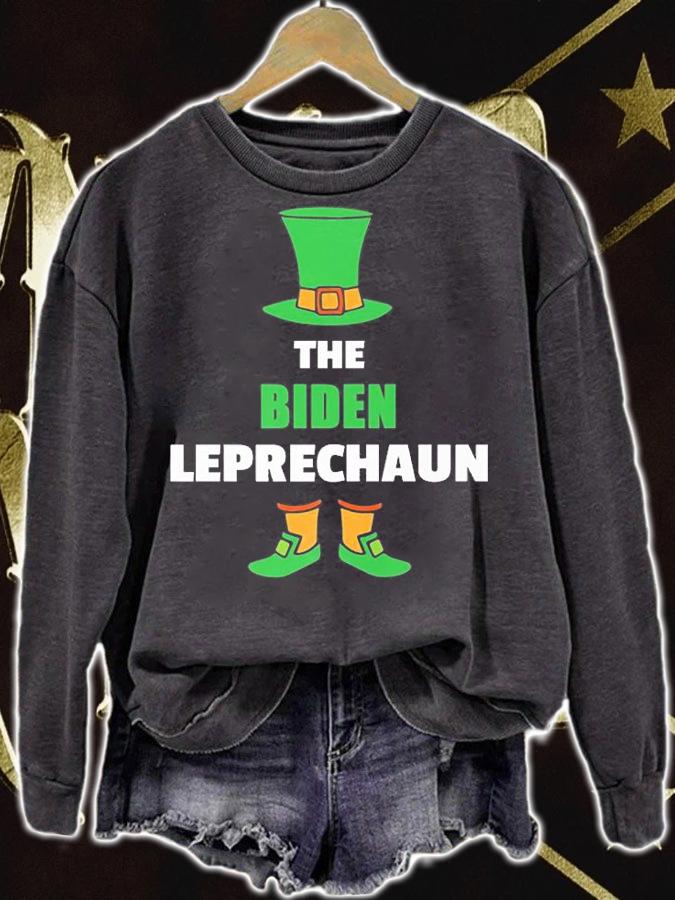 Leprechaun St. Patricks Day Biden T-Shirt