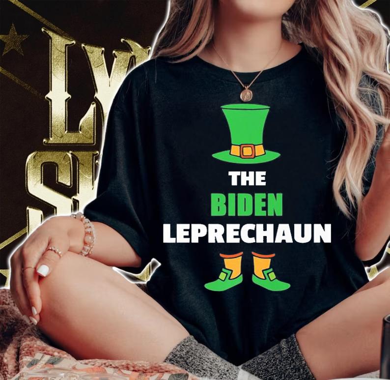 Leprechaun St. Patricks Day Biden T-Shirt