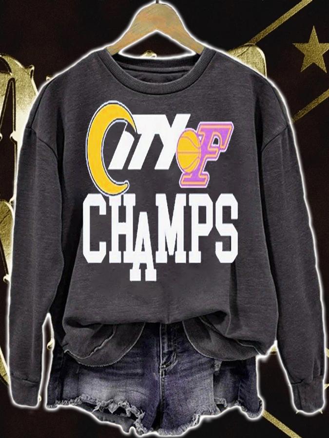 Los Angeles City Of Champions T-Shirt sweatshirt