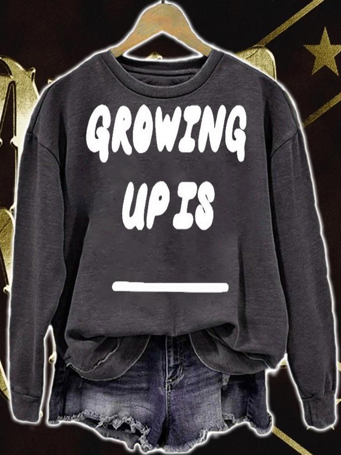 Official Growing Up Is T-Shirt sweatshirt