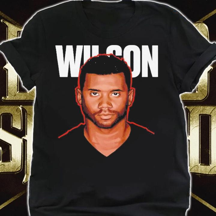Russell Wilson Denver Game Face Football Shirt shirt