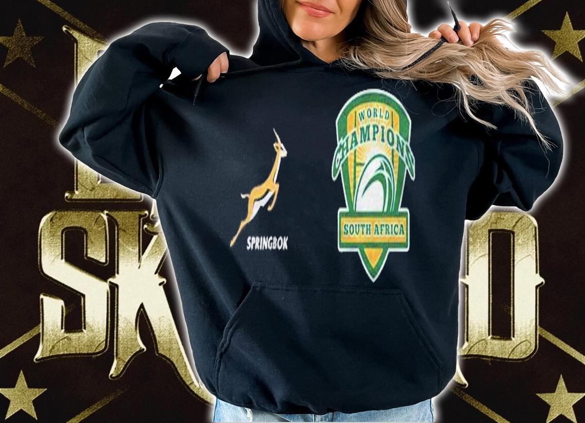 World Champs Springbok Bokke South Africa Rugby shirt