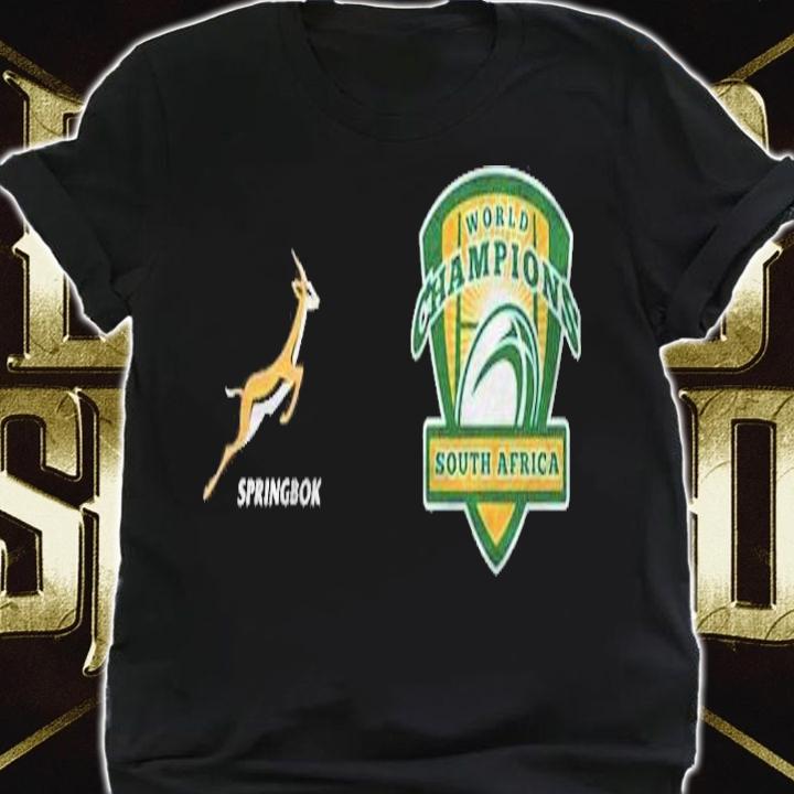 World Champs Springbok Bokke South Africa Rugby shirt