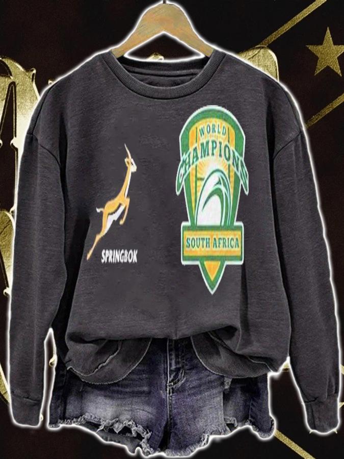 World Champs Springbok Bokke South Africa Rugby shirt