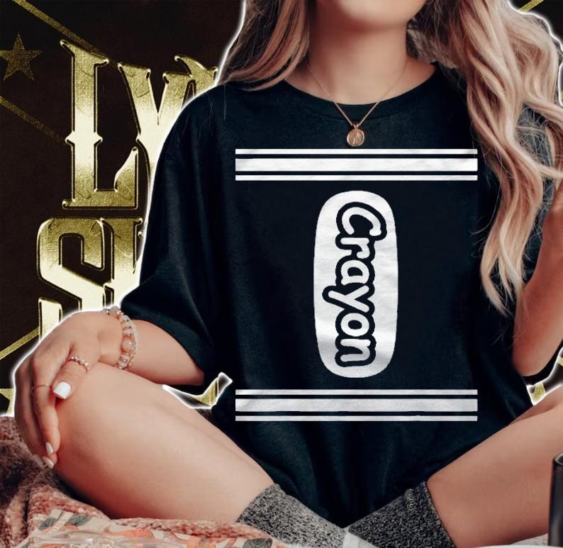Crayon Shirt Funny Halloween Costume Shirt woman shirt