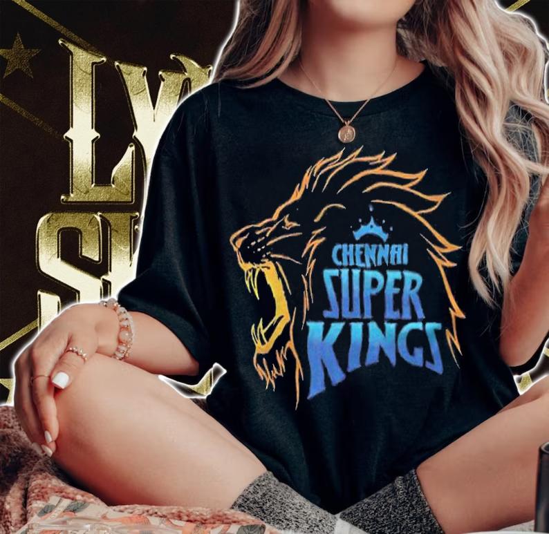 Cricket Chennai Super Kings team logo T-shirt