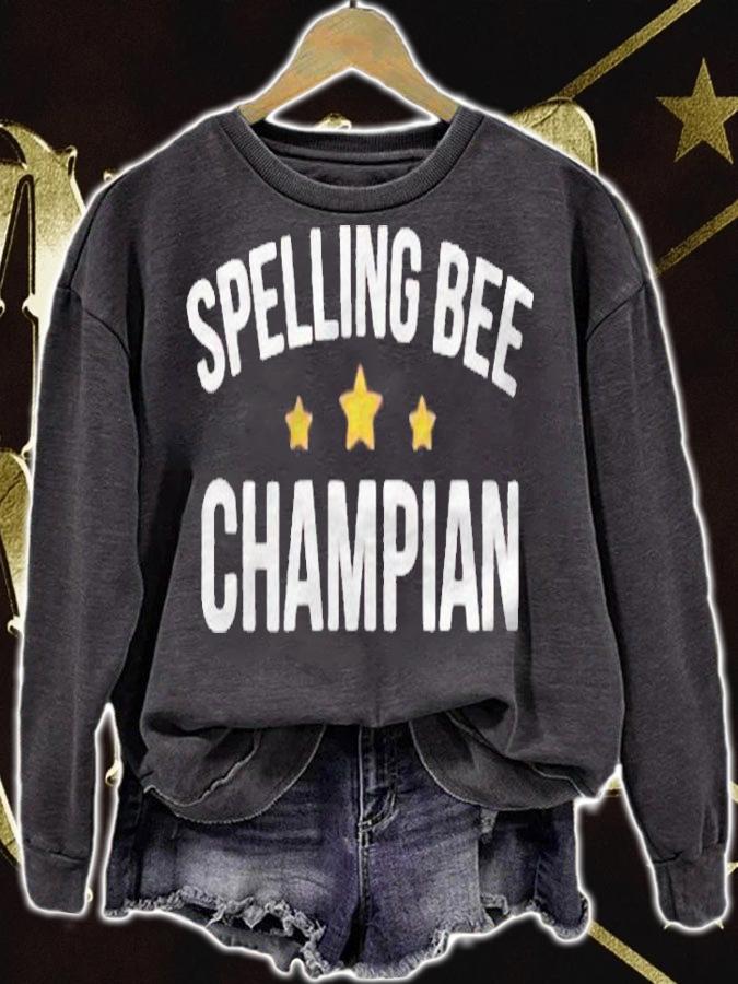 Funny Spelling Bee Champian Spelling Champion Shirt sweatshirt