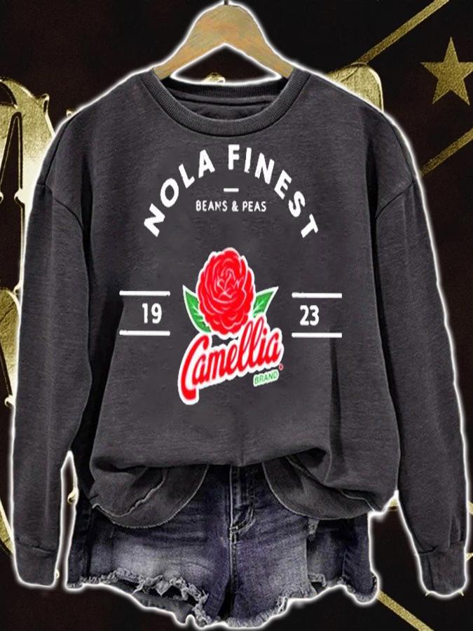 Nola Finest Beans And Peas 1923 Camellia T-Shirt