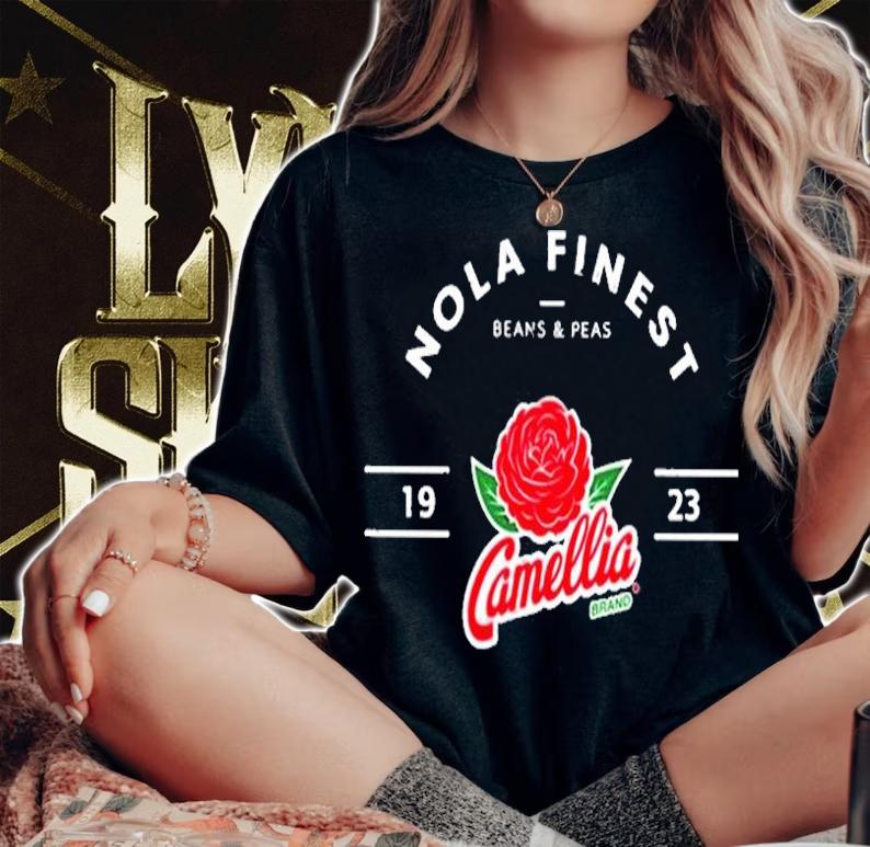 Nola Finest Beans And Peas 1923 Camellia T-Shirt
