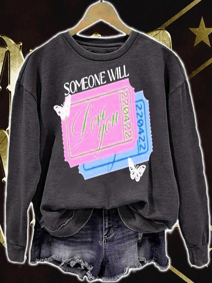 Someone Will Love You Swlyb Brown T-Shirt sweatshirt