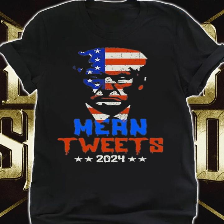 Vintage Anti Biden Trump 2024 Mean Tweets T-Shirt shirt