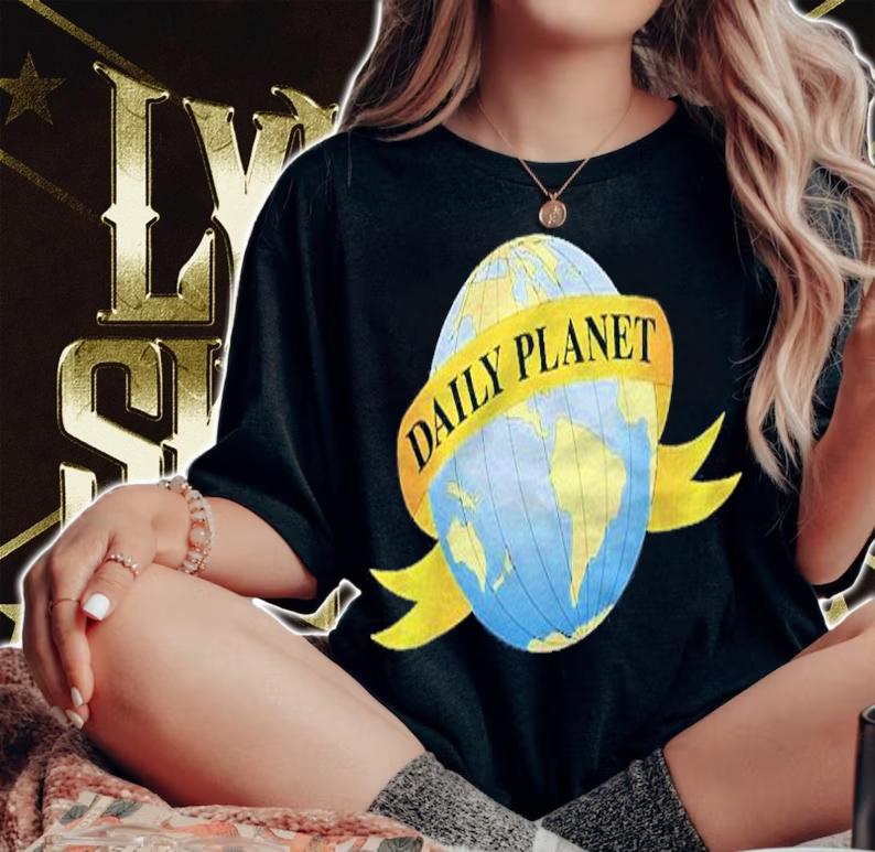 Womens Smallville Daily Planet Logo Shirt woman shirt