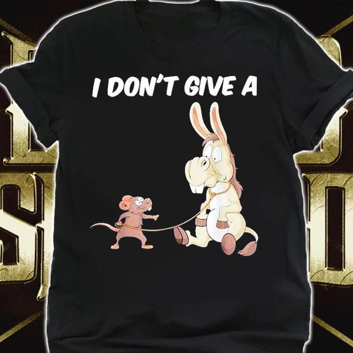 Donkeys funny item I Don't Give T-Shirt