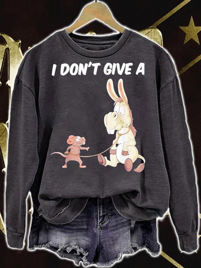 Donkeys funny item I Don't Give T-Shirt