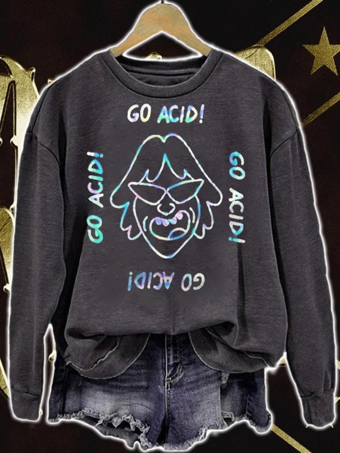 Go Acid funny T-shirt