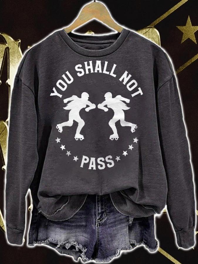 Roller Derby Player Passed Skating Team Shirt