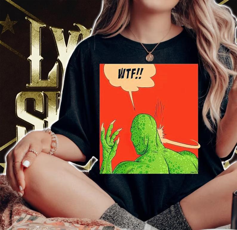 Lizard Slap WTF Shirt woman shirt