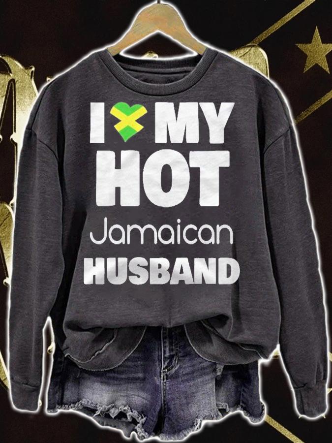 Married To Hot Jamaica Man I Love My Hot Jamaican Husband Shirt