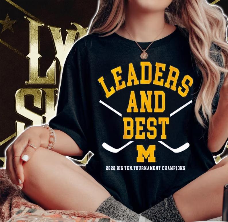 Michigan Hockey '22 Big Ten Champions Shirt woman shirt