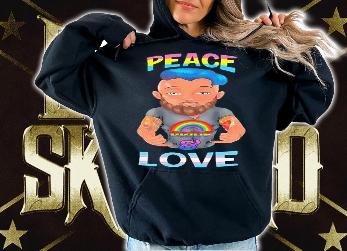 Peace And Love Classic T-Shirt hoodie