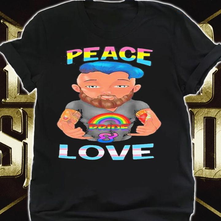 Peace And Love Classic T-Shirt shirt