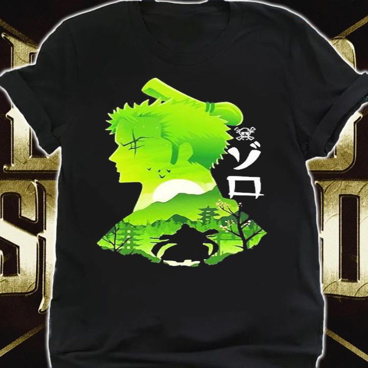 Roronoa Zoro Japanese Manga Gift Fan T-Shirt shirt