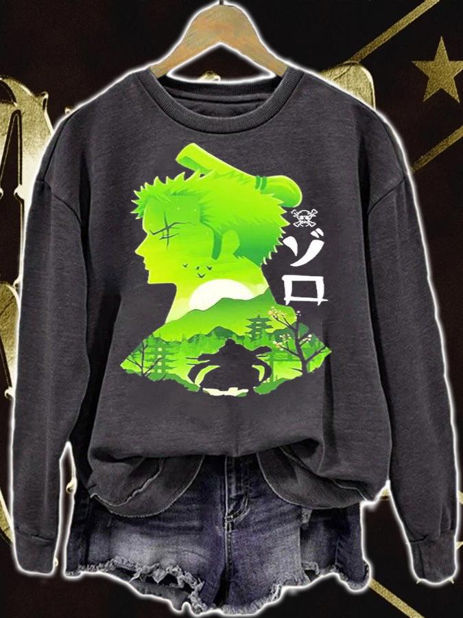 Roronoa Zoro Japanese Manga Gift Fan T-Shirt sweatshirt