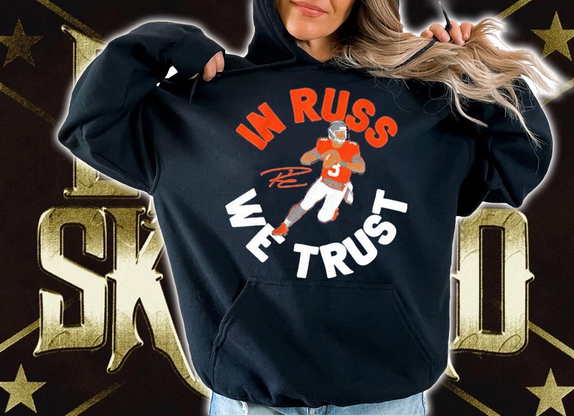 Russell Wilson In Russ We Trust Signatures Shirt hoodie