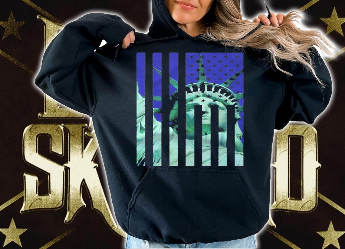 Statue Liberty Shirt American Flag Shirt Proud American T-shirt hoodie