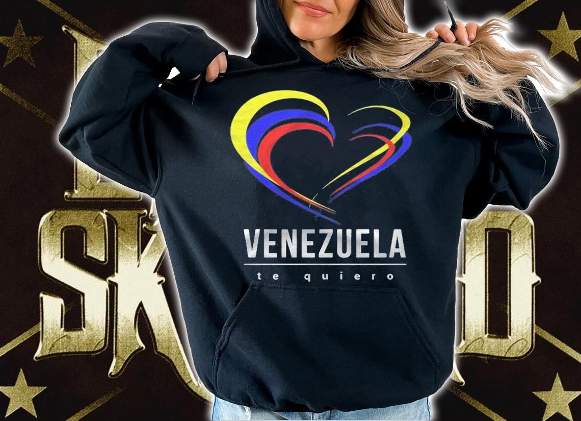 Venezuela Heart Flag Bandera Corazon Shirt hoodie