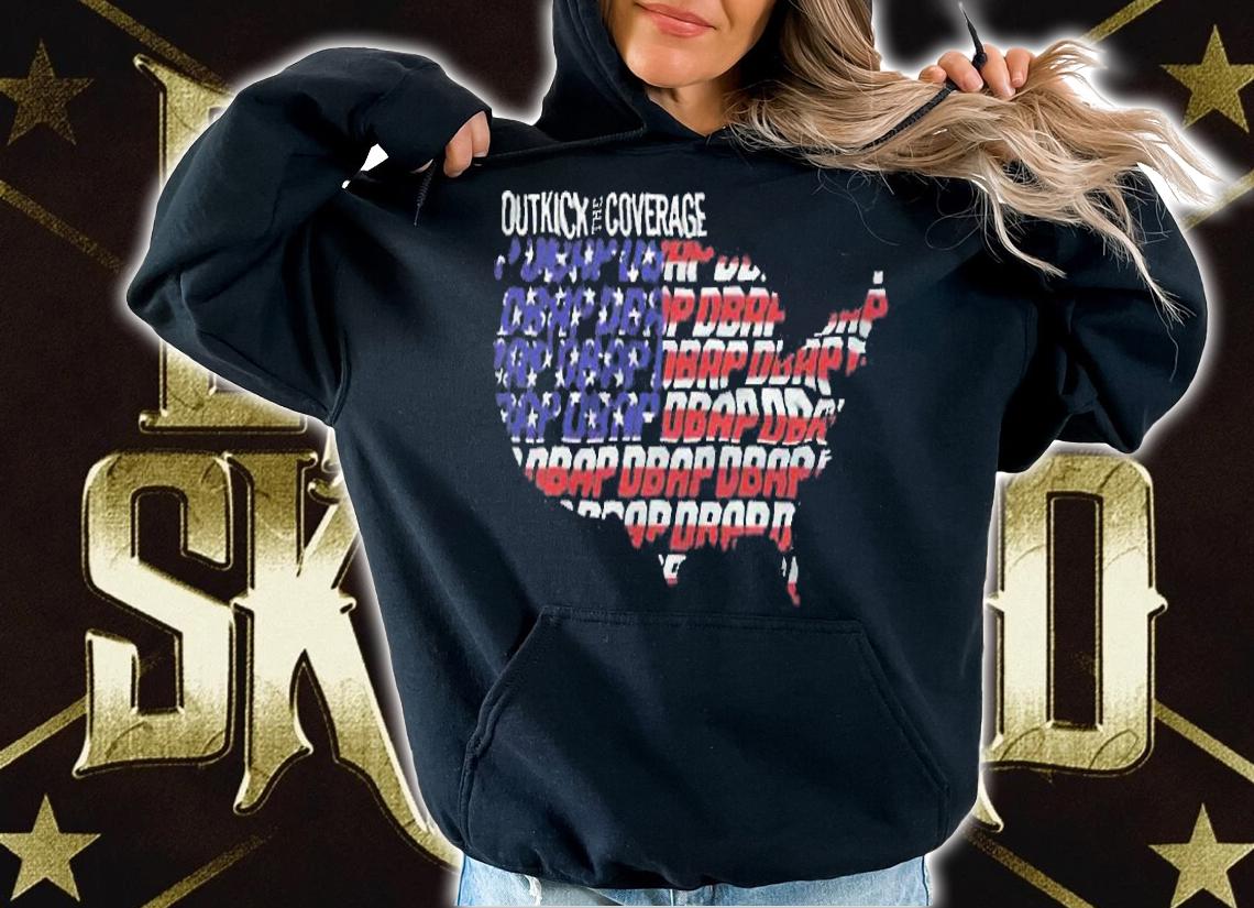 Dbap America map OutKick the Coverage T-shirt hoodie