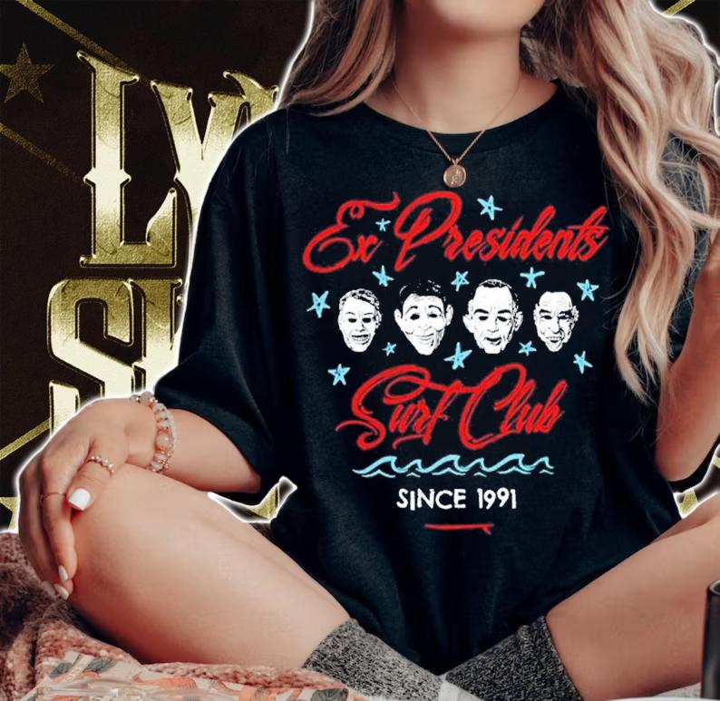 Ex Presidents Surf Club Since 1991 Shirt woman shirt