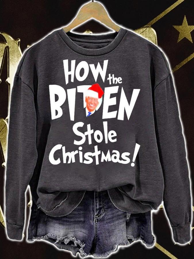 How The Biden Stole Christmas Shirt