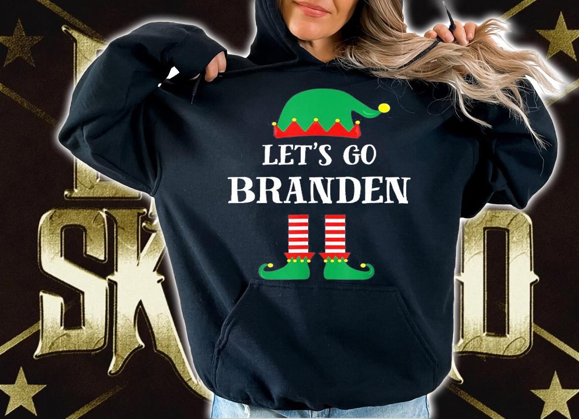 Let's Go Braden Flf Funny Trendy Sarcastic Christmas Biden T-Shirt hoodie