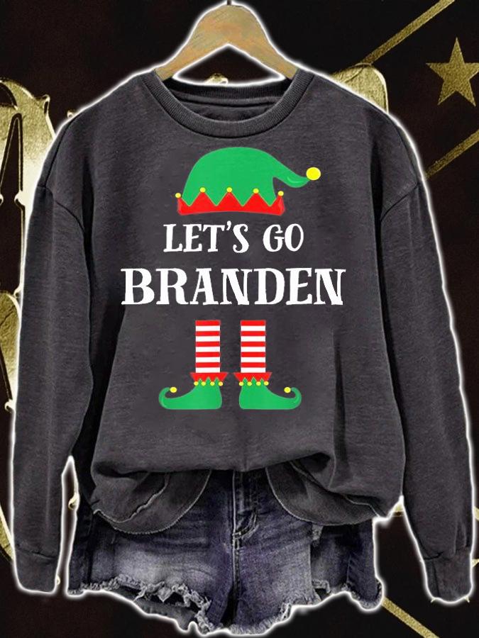 Let's Go Braden Flf Funny Trendy Sarcastic Christmas Biden T-Shirt sweatshirt